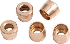 Aeroflow Brass PTFE Hose Olive Inserts -20AN (5 pack) (AF299-20) AF299-20