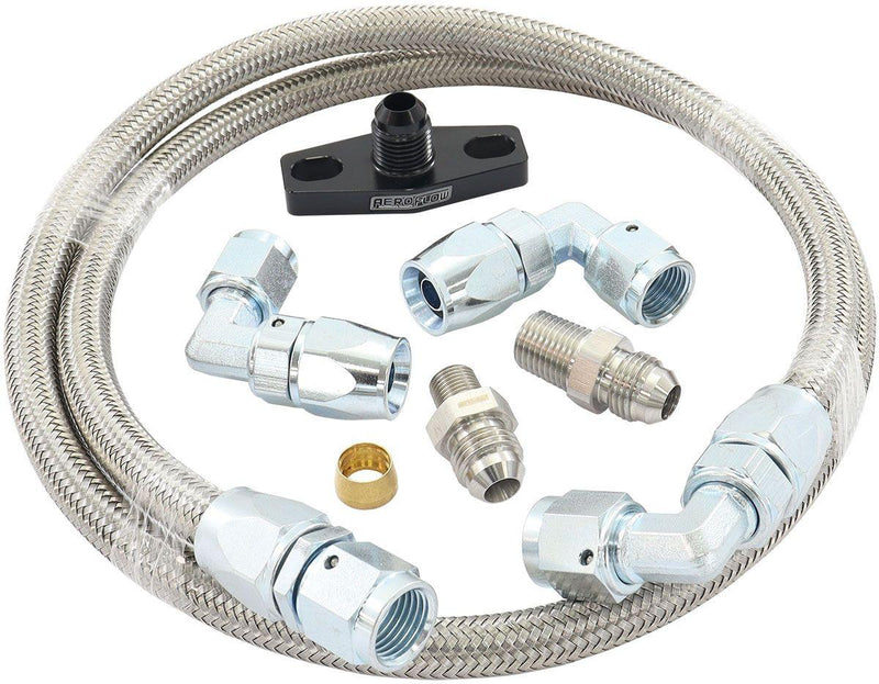 Aeroflow Universal -6AN Turbo Oil Line Kit (AF30-1012) AF30-1012