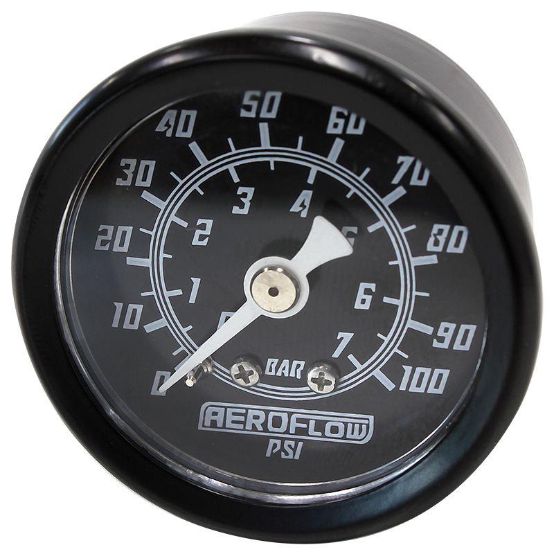 Aeroflow 1-1/2" 100 psi Pressure Gauge (AF30-2205) AF30-2205