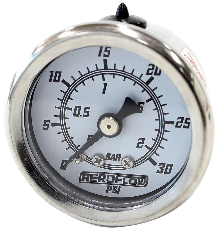 Aeroflow 1-1/2" 30 psi Pressure Gauge (AF30-2211) AF30-2211