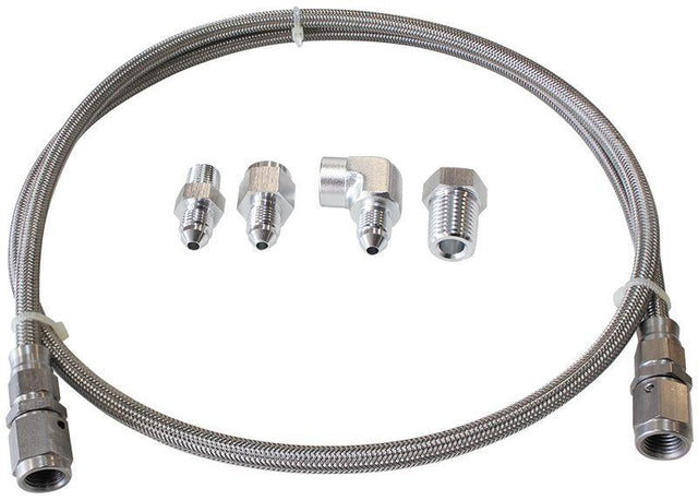 Aeroflow Stainless Steel Braided Line Gauge Kit -4AN (AF30-4004) AF30-4004