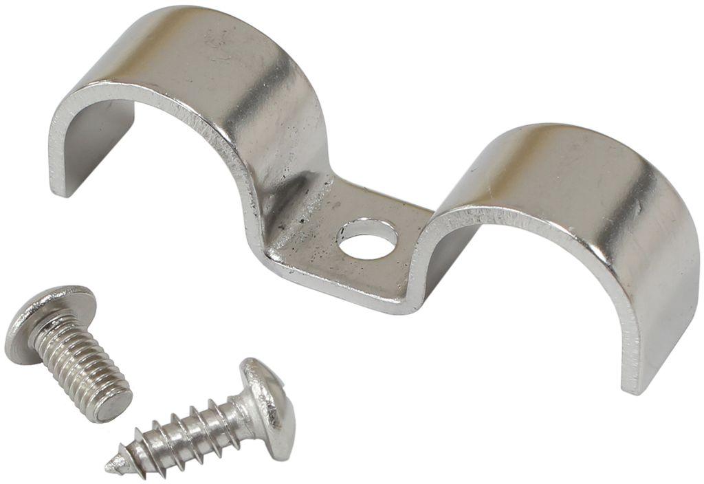 Aeroflow Dual Stainless Steel Hard Line Clamp (AF300-04-04) AF300-04-04