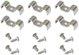 Aeroflow Dual Stainless Steel Hard line Clamps (6 Pack) (AF300-06-05) AF300-06-05