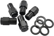 Aeroflow 0.750" Shank Closed Black Wheel Nuts - 7/16-20" (AF3021-7000) AF3021-7000