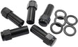 Aeroflow 1.380" Shank Closed Black Wheel Nuts - 7/16-20" (AF3021-9000) AF3021-9000