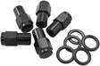 Aeroflow 0.750" Shank Closed Black Wheel Nuts - M12 x 1.25mm (AF3025-7000) AF3025-7000