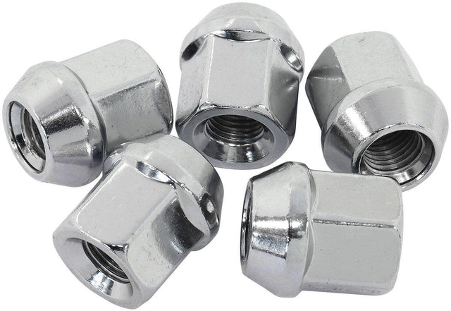 Aeroflow Acorn Short Open Chrome Wheel Nuts - 1/2-20" (AF3032-1000) AF3032-1000