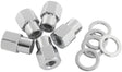 Aeroflow 0.550" Shank Open Chrome Wheel Nuts - M12 x 1.25mm (AF3035-6000) AF3035-6000