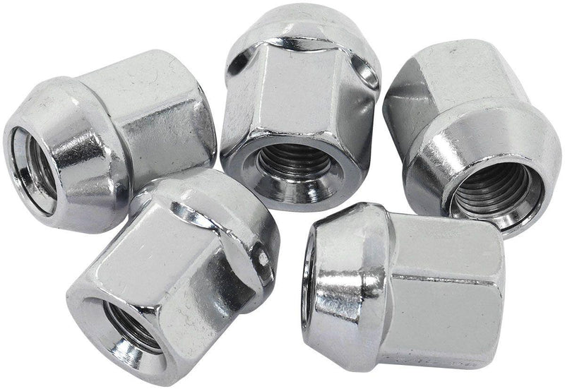 Aeroflow Acorn Short Open Chrome Wheel Nuts - M12 x 1.50mm (AF3036-1000) AF3036-1000