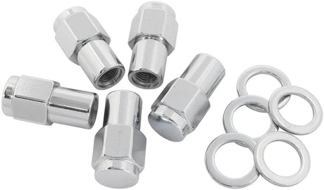 Aeroflow 0.750" Shank Closed Chrome Wheel Nuts - 7/16-20" (AF3041-7000) AF3041-7000