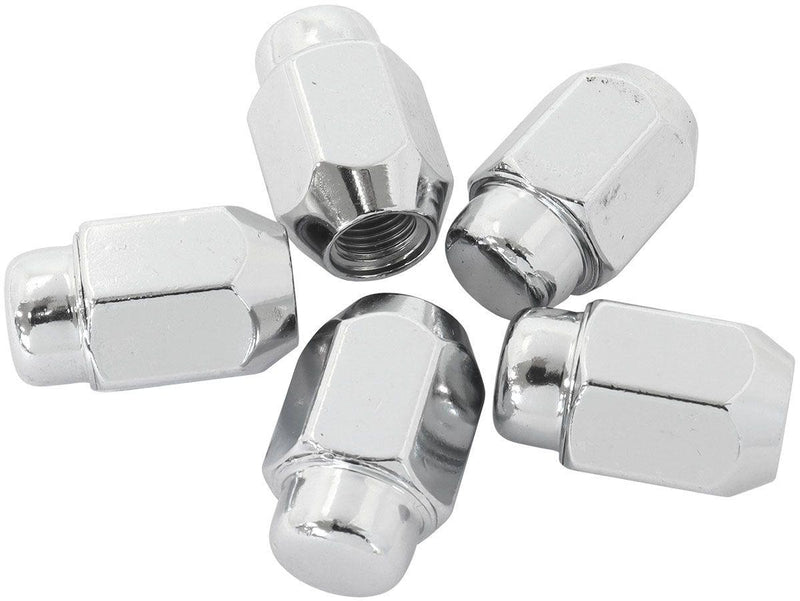 Aeroflow Acorn Medium Closed Chrome Wheel Nuts - 1/2-20" (AF3042-2000) AF3042-2000