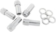 Aeroflow 1.380" Shank Closed Chrome Wheel Nuts - M12 x 1.25mm (AF3045-9000) AF3045-9000