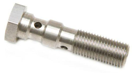 Aeroflow Stainless Steel Double Banjo Bolt 3/8"-24 (AF305-03L) AF305-03L
