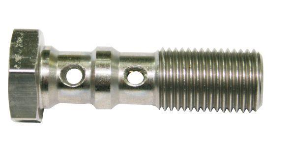Aeroflow Stainless Steel Double Banjo Bolt 7/16"-20 (AF305-04) AF305-04