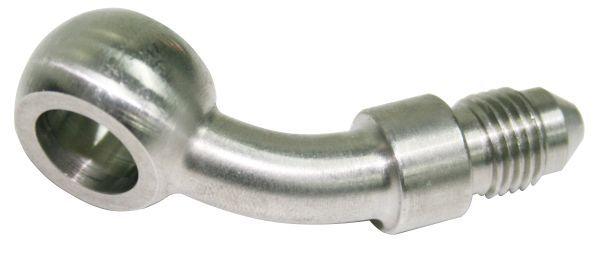 Aeroflow Stainless Steel 45° Banjo to AN Fitting (AF332-04) AF332-04