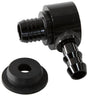 Aeroflow Universal Billet Brake Booster Valve with 3/8" Barb (AF350-01BLK) AF350-01BLK