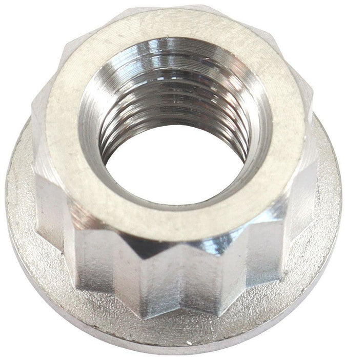 Aeroflow M8 x 1.25mm Titanium 12 Point Nut (AF3502-0010)