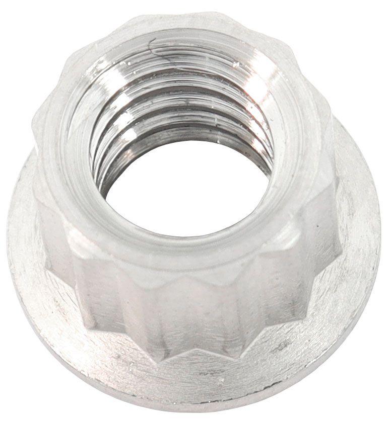 Aeroflow 1/4" Titanium 12 Point Nut (AF3511-0010) AF3511-0010