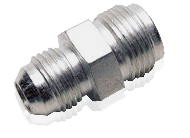 Aeroflow Power Steering Adaptor 11/16"-18 Inverted Seat to -6AN (AF355-06SS) AF355-06SS