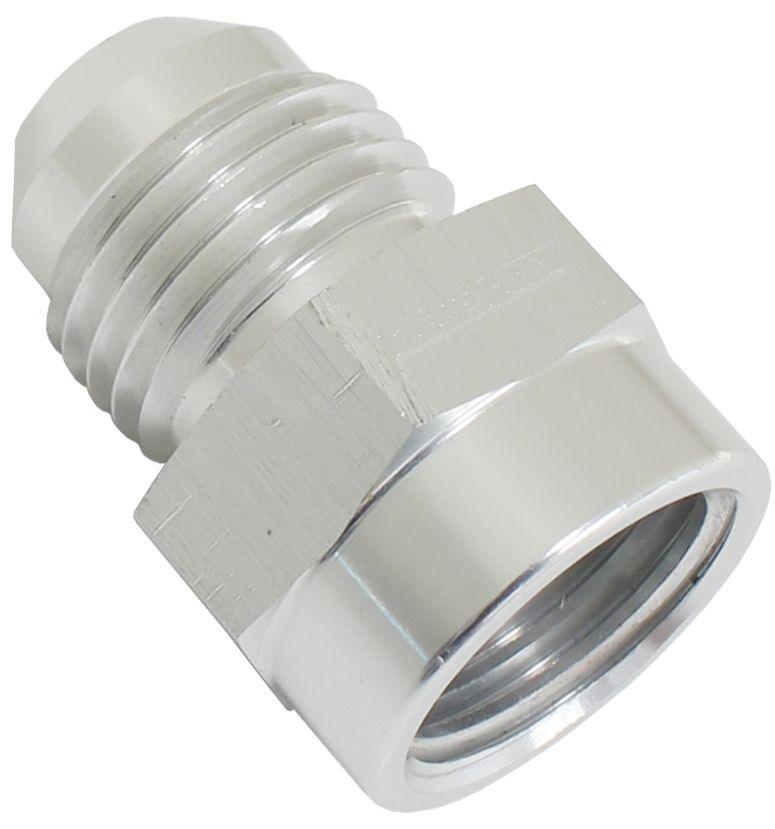 Aeroflow M14 x 1.5 Inverted Seat to -6AN Adapter, Silver (AF361-06S) AF361-06S