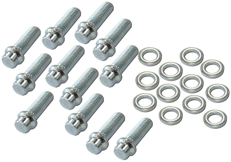 Aeroflow 3/8-16" Intake Bolts 1" UHL (AF37-1200) AF37-1200