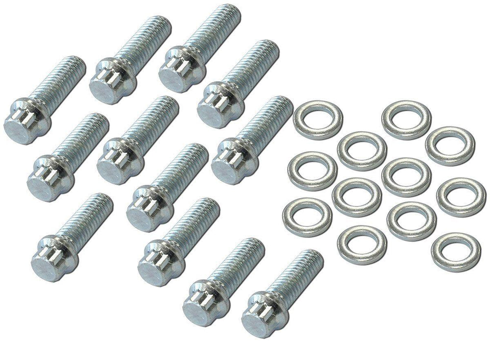 Aeroflow 3/8-16" Intake Bolts 1" UHL (AF37-1200)