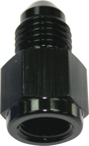 Aeroflow Straight Female NPT to Male AN Adapter 1/8" to -3AN (AF370-03BLK)
