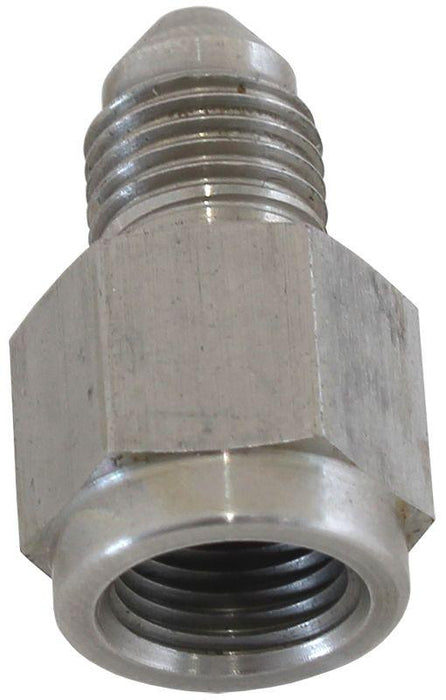 Aeroflow Straight Female NPT to Male AN Adapter 1/8" to -3AN (AF370-03SS)