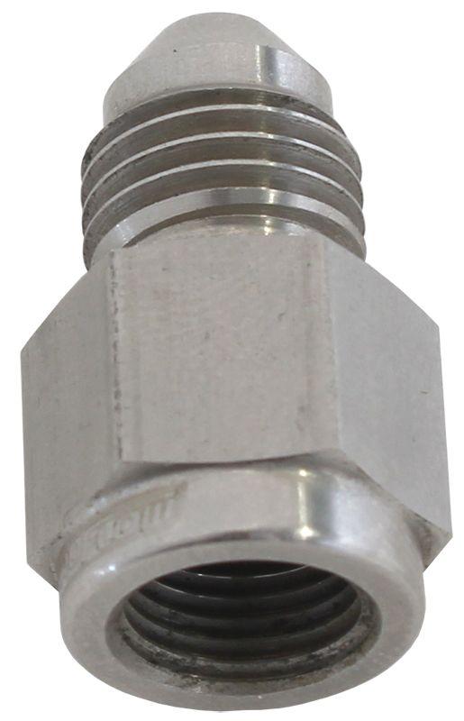 Aeroflow Straight Female NPT to Male AN Adapter 1/8" to -4AN (AF370-04SS) AF370-04SS