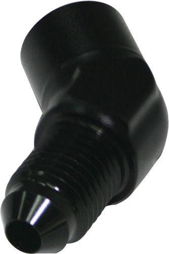 Aeroflow 45° Female NPT to Male AN Adapter 1/8" to -3AN (AF371-03BLK) AF371-03BLK