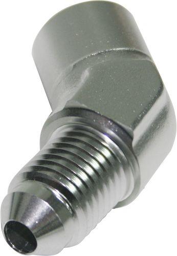 Aeroflow 45° Female NPT to Male AN Adapter 1/8" to -3AN (AF371-03S) AF371-03S