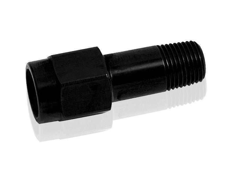 Aeroflow NPT Male-Female Extension 1/4" (AF372-04BLK)