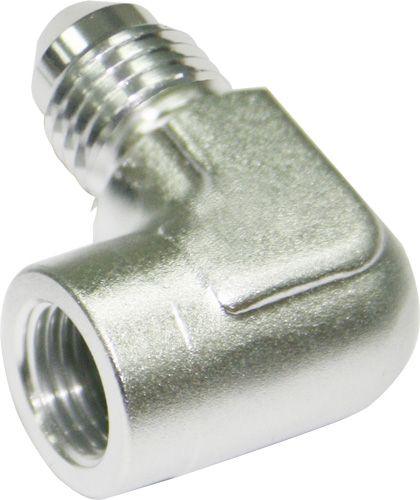 Aeroflow 90° Female NPT to Male AN Adapter 1/8" to -3AN (AF373-03S) AF373-03S