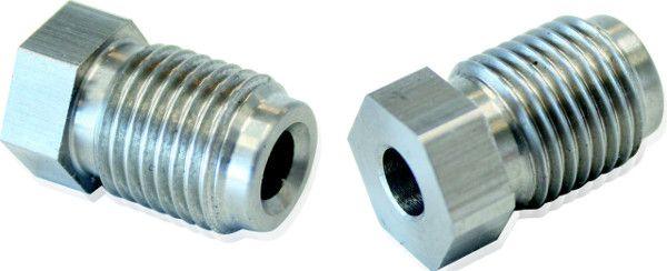 Aeroflow Stainless Steel Inverted Flare Tube Nuts (Pair) (AF377)