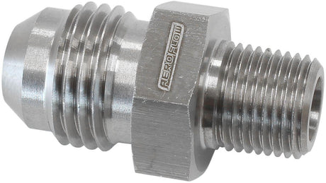 Aeroflow Turbo Oil Feed Fitting - Stainless Steel (AF380-02-06) AF380-02-06