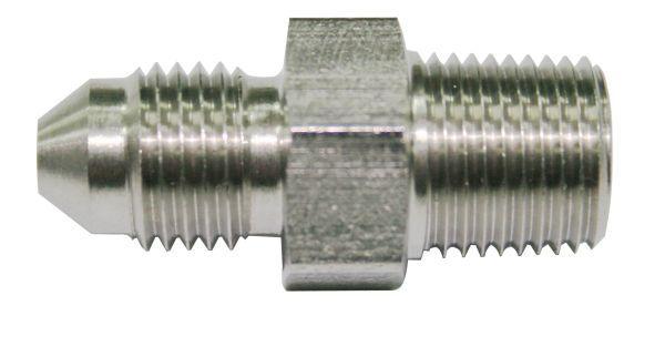 Aeroflow Stainless Steel NPT Male to AN Fitting (AF380-04-03)