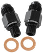 Aeroflow Transmission Cooler Adapter (AF395-08BLK) AF395-08BLK