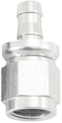 Aeroflow 510 Series Full Flow Tight Radius Push Lock Straight Hose End -6AN To 5/16" (8mm) Barb (AF401-06-05S) AF401-06-05S
