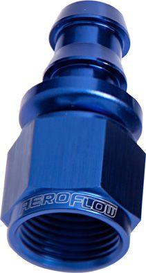 Aeroflow 400 / 510 Series Full Flow Push Lock Straight Hose End -6AN (AF401-06) AF401-06