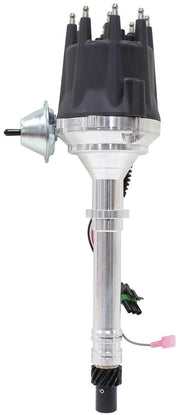 Aeroflow XPRO Chevrolet Ready to Run Distributor, Machined Aluminium Body with Black Cap (AF4010-8360BLK) AF4010-8360BLK