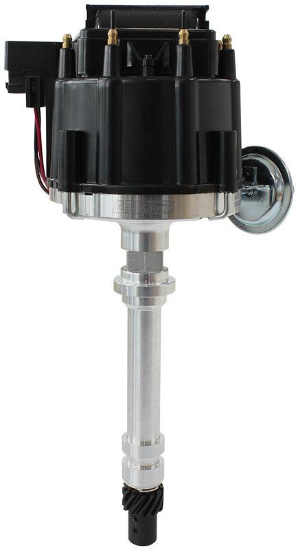 Aeroflow XPRO Chevrolet HEI Distributor with Coil in Cap, Machined Aluminium Body with Black Cap (AF4010-8362BLK) AF4010-8362BLK