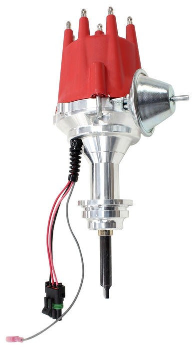 Aeroflow XPRO Chrysler Ready to Run Distributor, Machined Aluminium Body with Red Cap (AF4010-8388R)