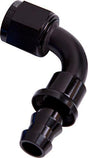 Aeroflow 400 Series Push Lock 90° Hose End -6AN (AF403-06BLK) AF403-06BLK