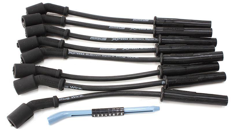 Aeroflow Xpro Black 8.5mm Spark Plug Wire Sets (AF4030-32823)