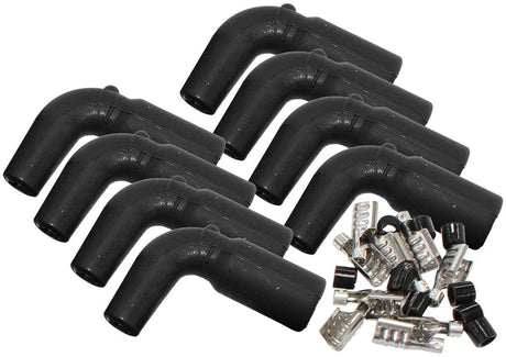 Xpro Silicone 90° GM LS Coil Boots & Terminals (AF4030-3303-8) AF4030-3303-8