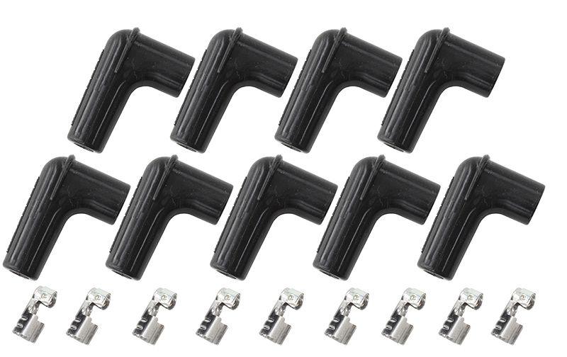 Aeroflow Xpro Silicone 90° Spark Plug Boots & 90° Terminals (AF4030-8850) AF4030-8850