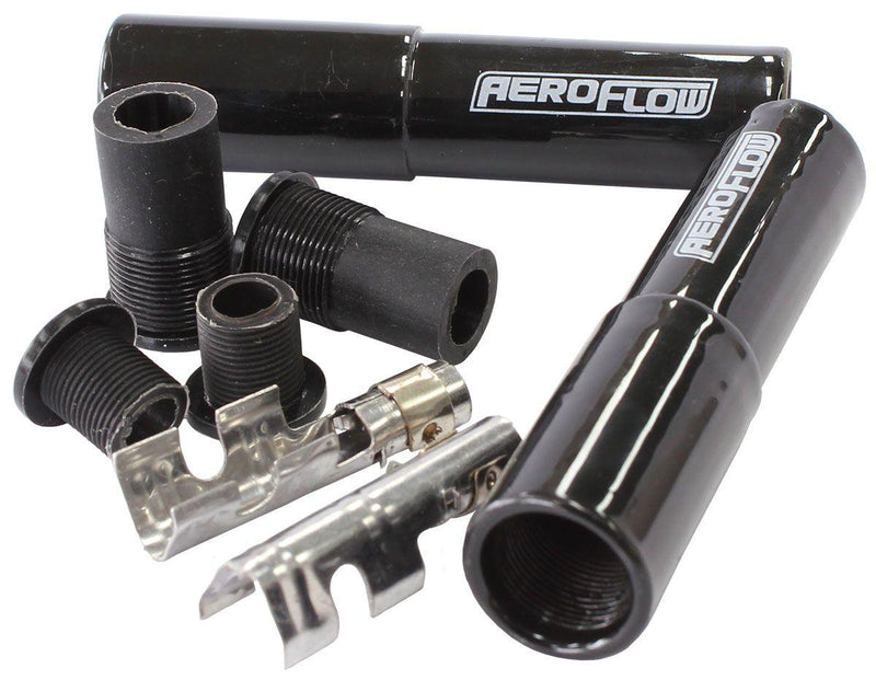 Aeroflow Xpro Ceramic Straight Boot & Terminal Kit, 2 Pack (AF4038-3301C-2) AF4038-3301C-2