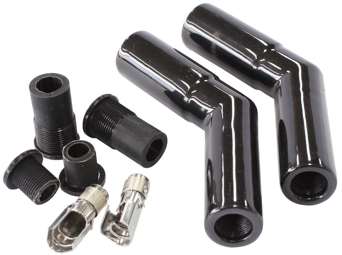 Aeroflow Xpro Ceramic 135° Boot & Terminal Kit, 2 Pack (AF4038-3333C-2) AF4038-3333C-2