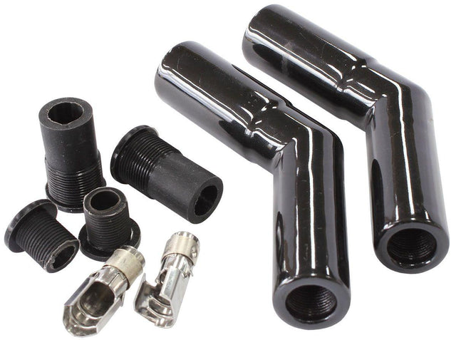 Aeroflow Xpro Ceramic 135° Boot & Terminal Kit, 2 Pack (AF4038-3333C-2) AF4038-3333C-2