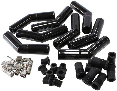 Aeroflow Xpro Ceramic 135° Boot & Terminal Kit, 8 Pack (AF4038-3333C-8) AF4038-3333C-8